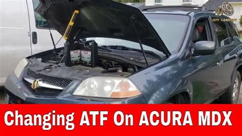 How To DRAIN AND TOP UP Transmission Fluid On Acura MDX ATF YouTube