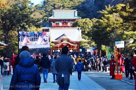 鶴岡八幡宮の初詣午前中の混雑と屋台と食べ物と周辺の観光スポットは？