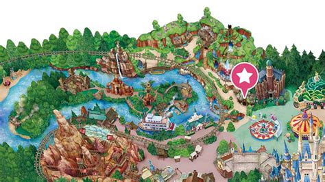 Tokyo Disneyland Map