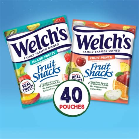 Welch's® Fruit Punch/Island Fruits Fruit Snacks, 22 packs - Kroger