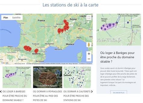 Décrypter 56 imagen carte des stations de ski en france fr