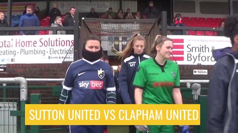 Sufctv Match Highlights Sutton United Women Vs Clapham United Wfc