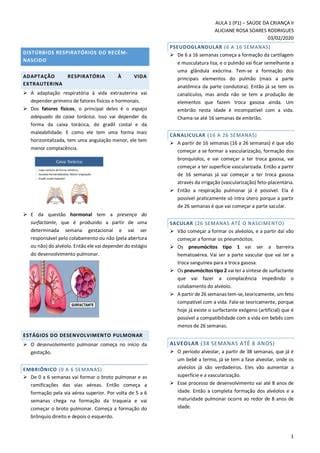 01 problemas respiratórios do recém nascido PDF