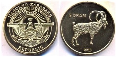 Moneda 5 Dram Cabra 2013 De Nagorno Karabaj Foronum