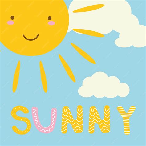 Good Morning Sunshine Clipart | Bright and Cheerful Clipart Designs