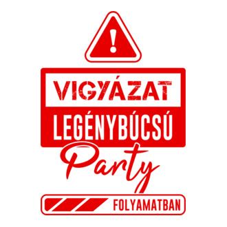 Legénybúcsú Végj póló minta Pólómánia