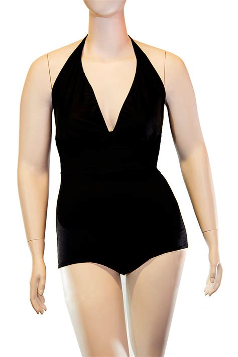 Transgender Swim Suit Mtf Crossdressing Black High Waist Etsy