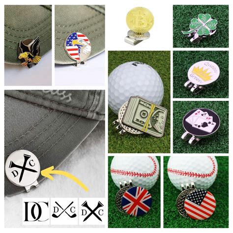 Cute Golf Ball Marker With Magnetic Hat Clip Personalized Etsy