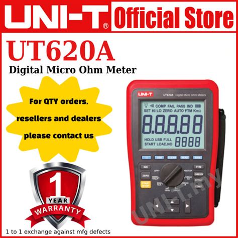 Uni T Ut A Digital Micro Ohm Meter Lazada