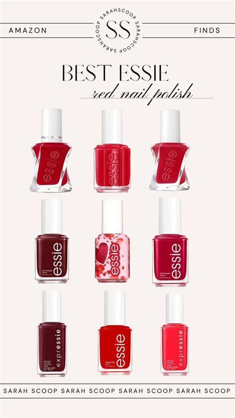 25 Best Red Essie Nail Polish Shades Of All Time Sarah Scoop