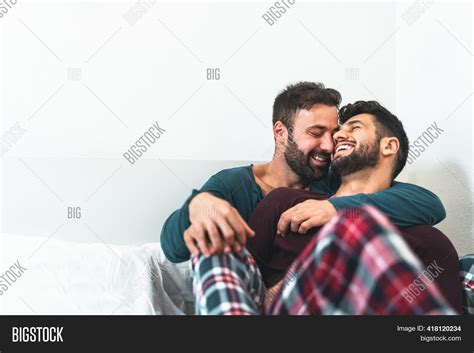 Happy Gay Couple Image Photo Free Trial Bigstock