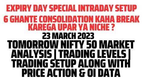 Tomorrow Nifty 50 Market Analysis 23 Mar 2023 Trading Levels