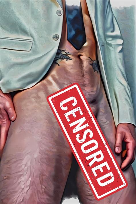 Nsfw Gay Erotic Art Print Male Nude Suit Tie Digital Painting Wall Art Sexy Homoerotic