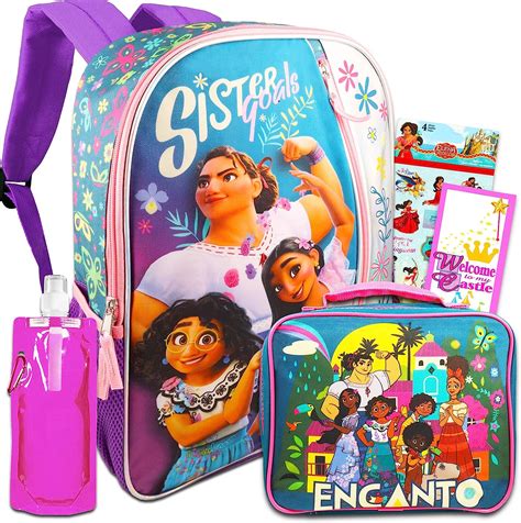 Amazon Disney Encanto Backpack With Lunch Box For Girls Bundle