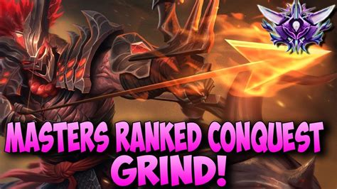 The Grind To Masters Ranked Conq Begins Hachi Adc Ranked Conquest