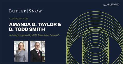 Butler Snow Two Butler Snow Attorneys Recognized By Texas Super Lawyers®