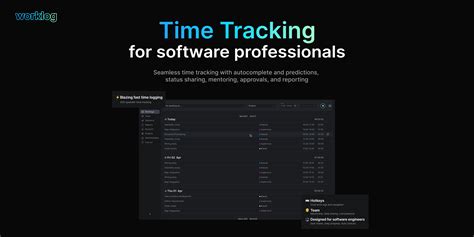 Worklog Time Tracking For Software Professionals