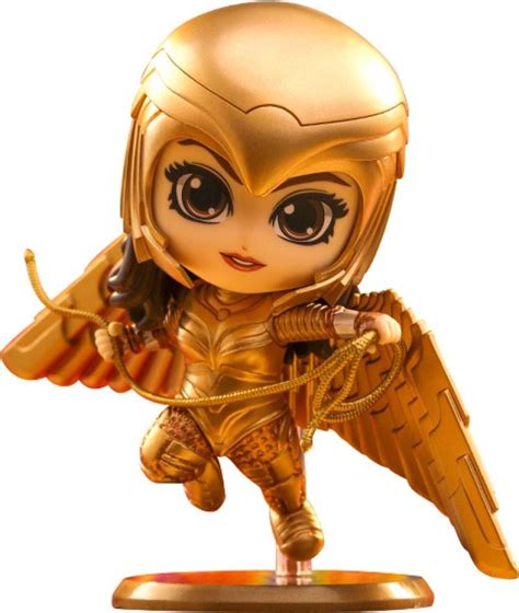 Wonder Woman Cosbaby S Mini Figure Golden Armor Wonder Woman Flying Version Cm Hot Toys