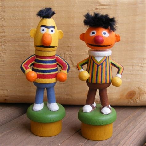 Little Wooden Guys: Ernie and Bert