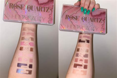 Huda Beauty Rose Quartz Eyeshadow Palette Review | Olivia and Beauty