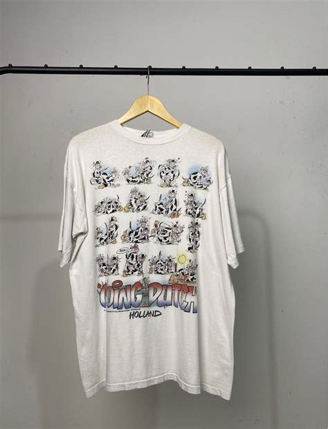 Vintage Porn Tee Cow Fesyen Pria Pakaian Atasan Di Carousell