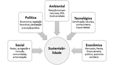 Conjunto De Dimensões Da Sustentabilidade Em Cooperativas Download