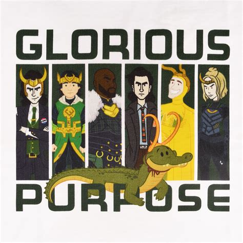 Loki - Glorious Purpose T-Shirt white | Elbenwald