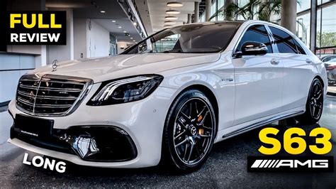 2020 Mercedes Amg S63 Long Brutal V8 Sound Full Review Exterior 4matic Youtube