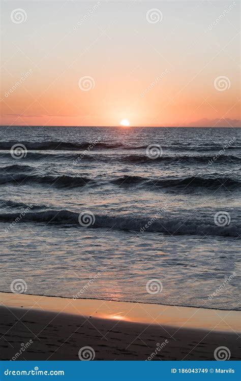 Nature Poster Sunset Stock Image Image Of Sunset Reflection 186043749