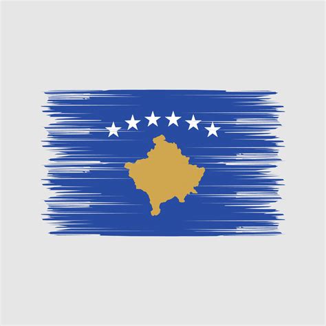 Kosovo Flag Brush. National Flag 11166522 Vector Art at Vecteezy