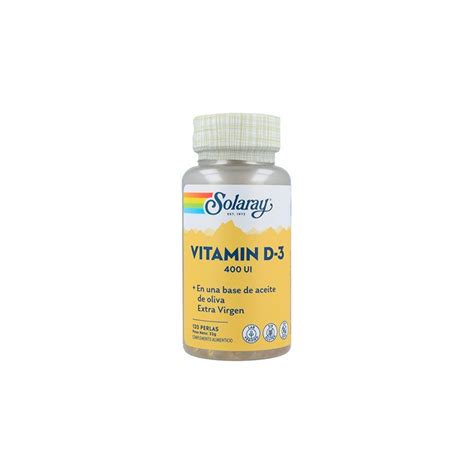 Comprar Solaray Vitamina D Ui Perlas Al Mejor Precio