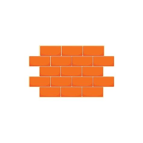 Wall of bricks icon, cartoon style 14388749 Vector Art at Vecteezy