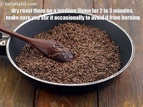 How To Roast Flaxseeds Roasted Alsi Recipe