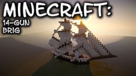 Minecraft Gun Brig Tutorial Youtube