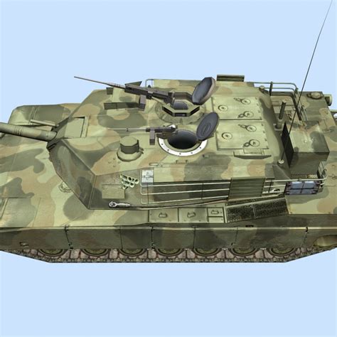 m1 abrams tank 3d model