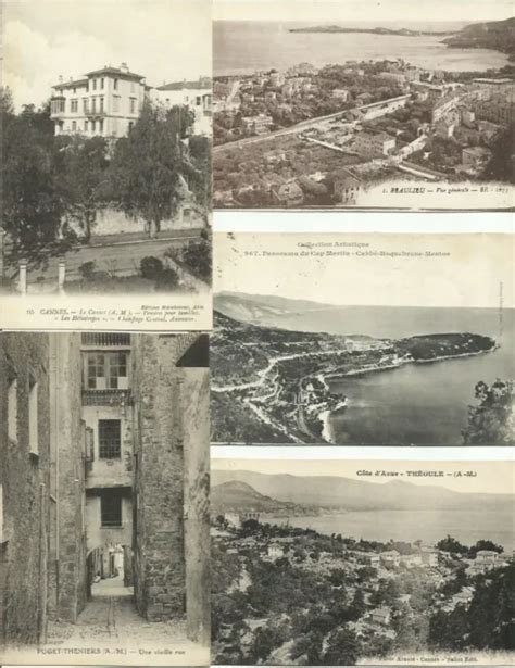 LOT DE 181 Cartes Postales Anciennes Et 47 Cpsm Des Alpes Maritimes 06