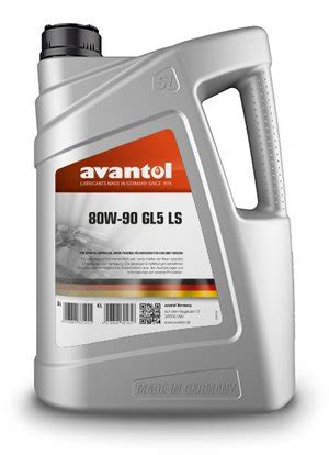 80W-90 GL5 LS Трансмисионно Масло | Avantol.bg