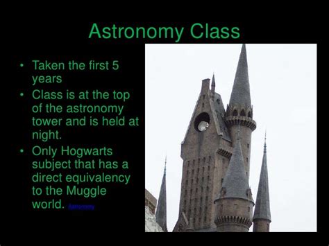 Harry potter and astronomy