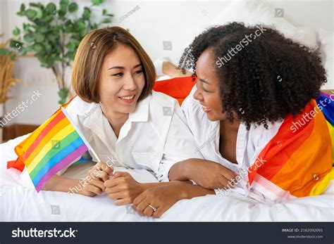 Couple Same Sex Marriage Difference Races Stock Photo Shutterstock