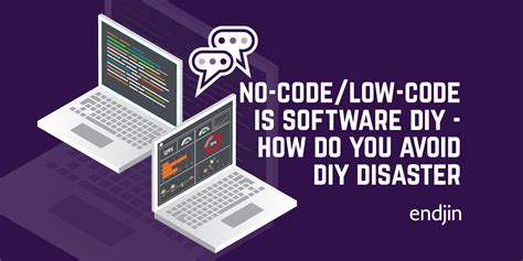 No Code Low Code Is Software Diy How Do You Avoid Diy Disaster Endjin Azure Data