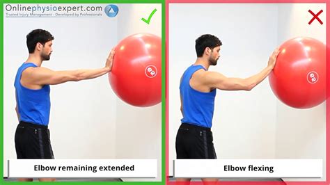 Shoulder Proprioception With Swiss Ball 1 R Youtube