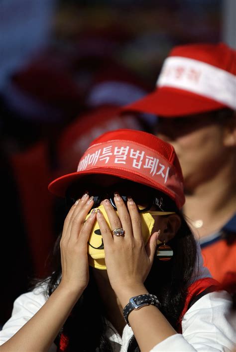 South Korean Prostitutes Protest Against Anti-Sex Law