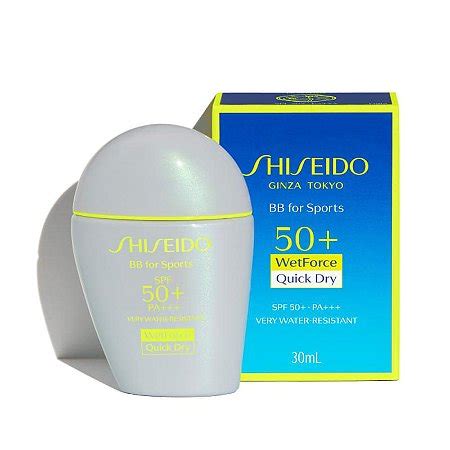 Shiseido BB For Sports 50 WetForce Quick Dry Protetor Solar 30ml