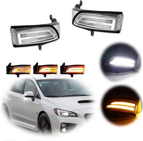 Amazon KENRTIR Clear Lens Sequential Amber LED Side Mirror Blinker