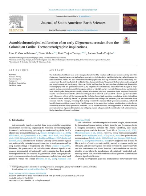 Late Eocene To Early Miocene Calcareous Nannofossil Biostratigraphy