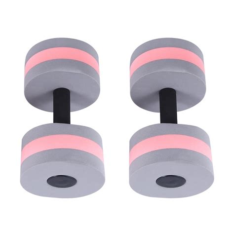 2 Pcs Aerobic Exercise Foam Dumbbell Pool Resistance Water Fitness