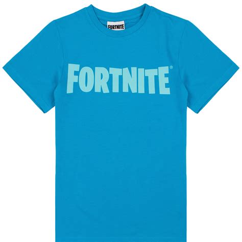 Fortnite Logo Boys Blue OR Black T-Shirt Battle Royale Kids Tee ...