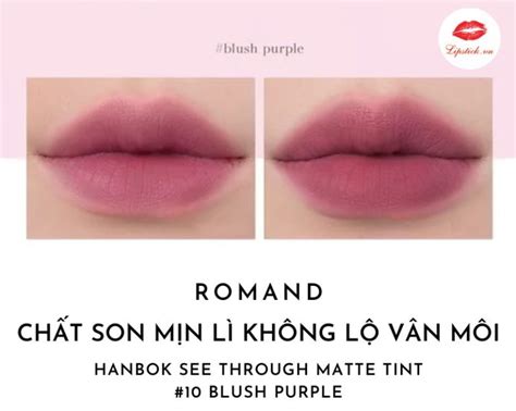 Review Son Romand Hanbok 10 Blush Purple Hồng Tím Đất Đẹp Nhất