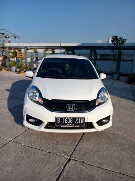 Honda Brio E Cvt Matic 2016 Putih Km 10 Rban MobilBekas