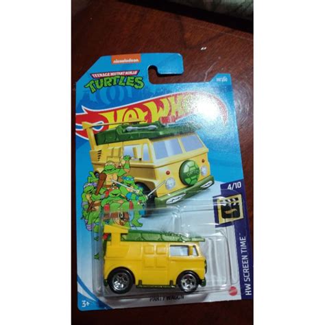 Miniatura Hot Wheels Tartarugas Ninjas Party Wagon Shopee Brasil